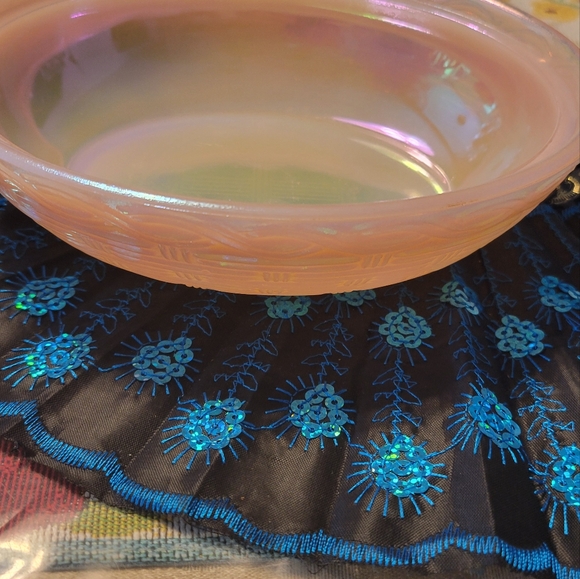 Fenton Iridescent PinkBowl